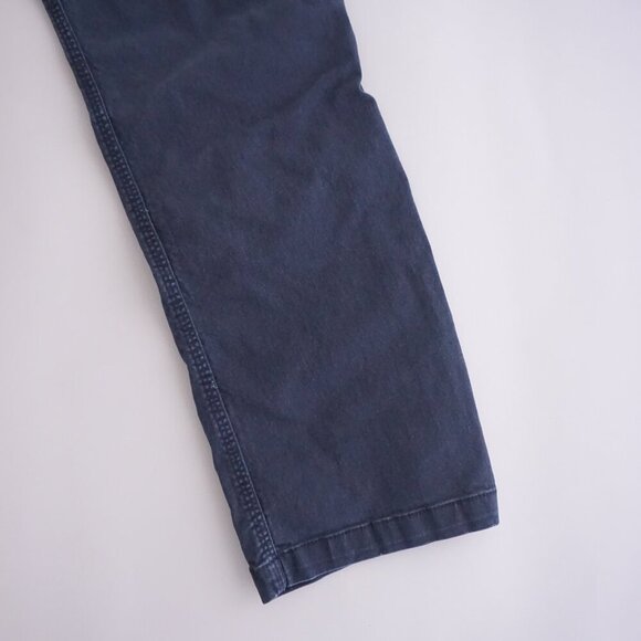 Tough Duck Navy Heavyweight Cotton Carpenter Cargo Loop Workwear Pants 34X34 - Picture 15 of 16